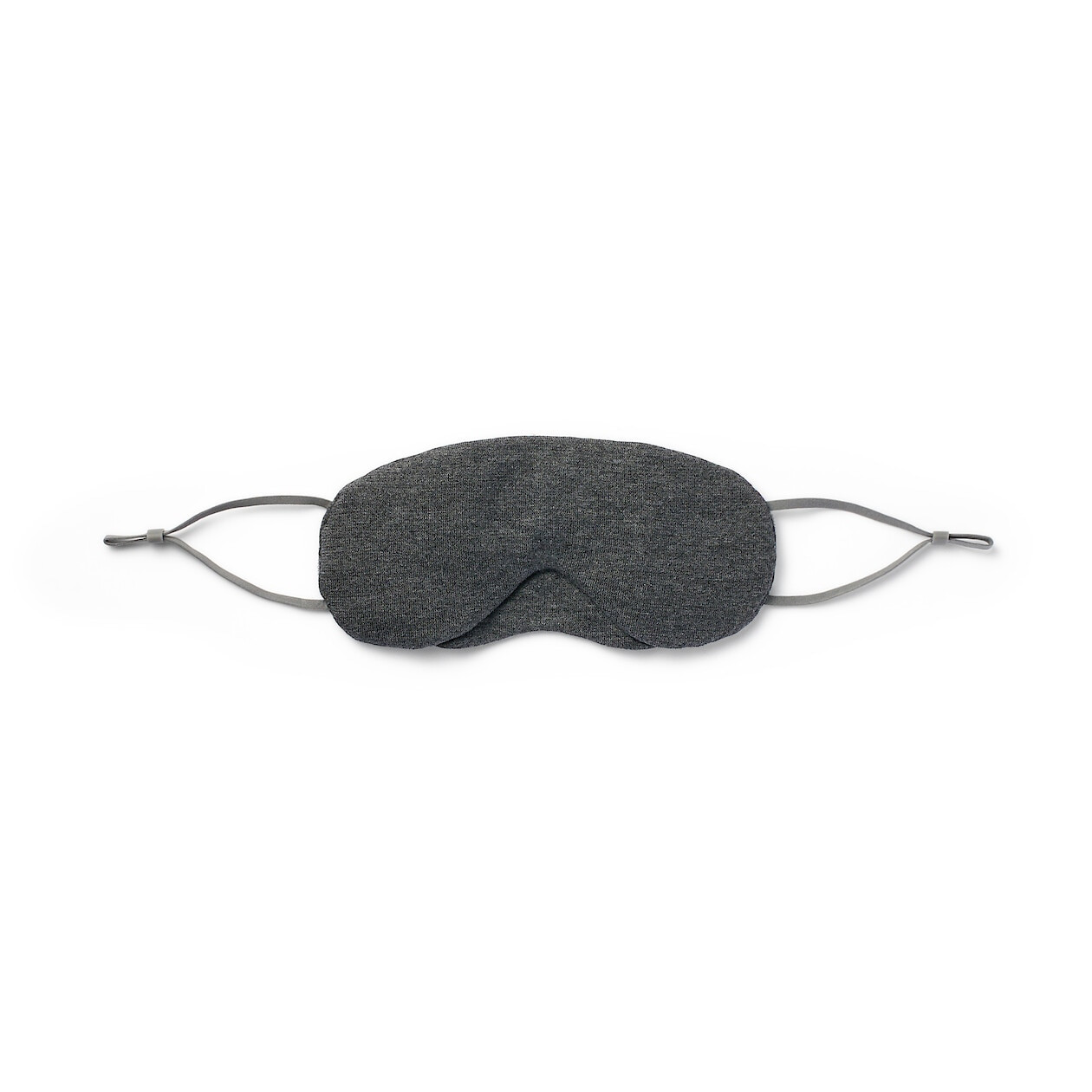 Cotton Pile Portable Eye Mask (Dark Grey - One Size)