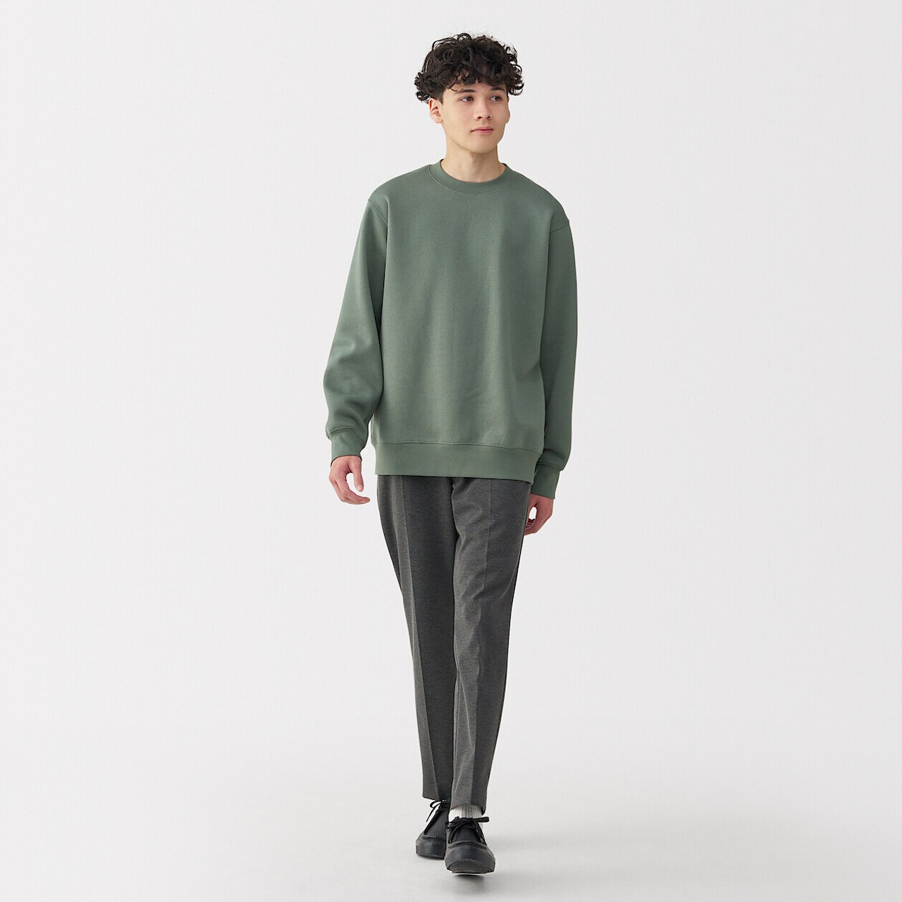 トップス Cloveru MUJI CREW25 SandBrown XL トップス Cloveru MUJI CREW25 SandBrown XL トップス Cloveru