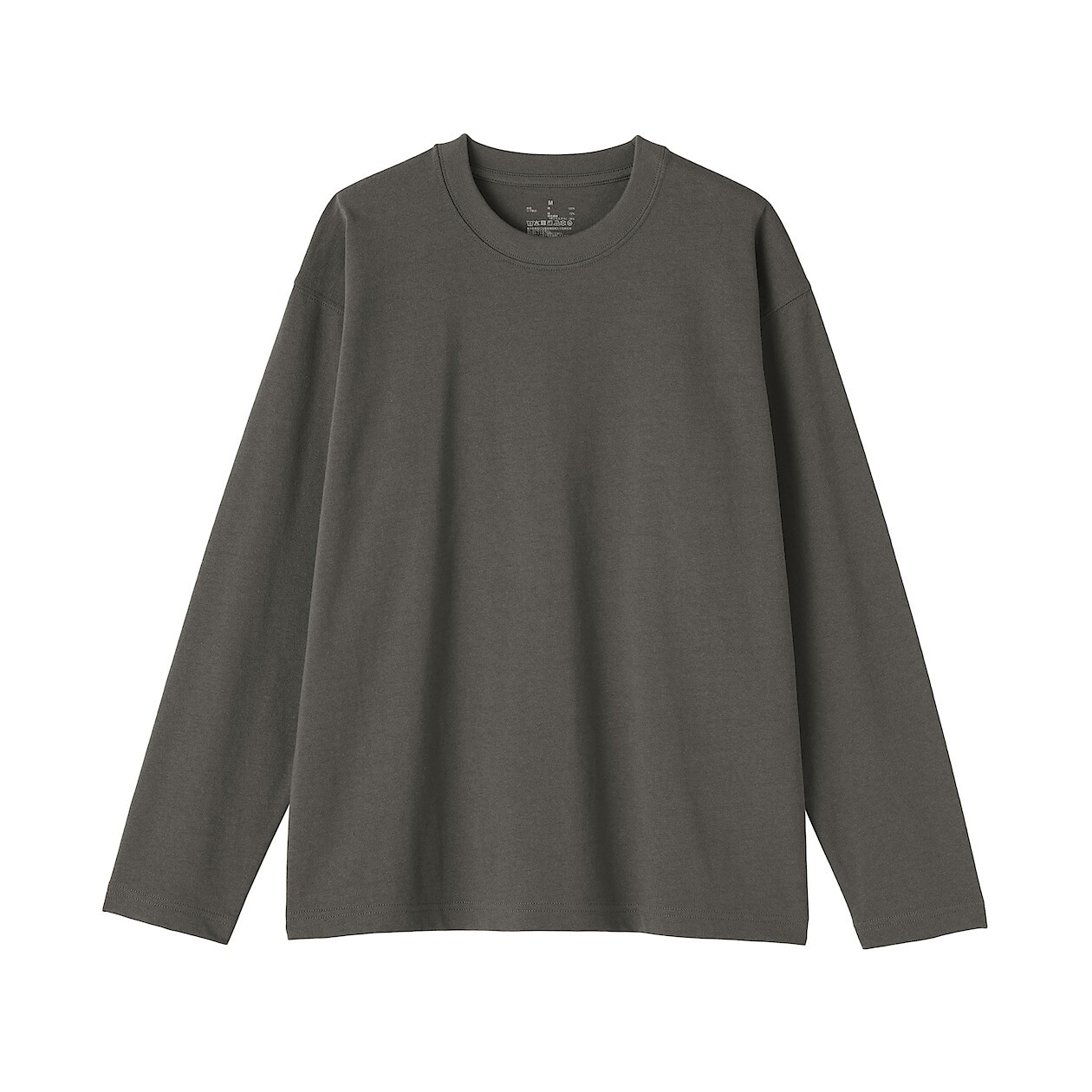 Women's Thick Cotton Knitted Long Sleeve T‐shirt | MUJI