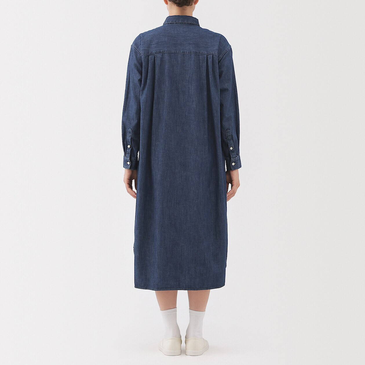 midi denim dresses for older ladies with sleeves Denim Dresses & Skirts For Mature Older Ladies Over 40, 50, 60, 70