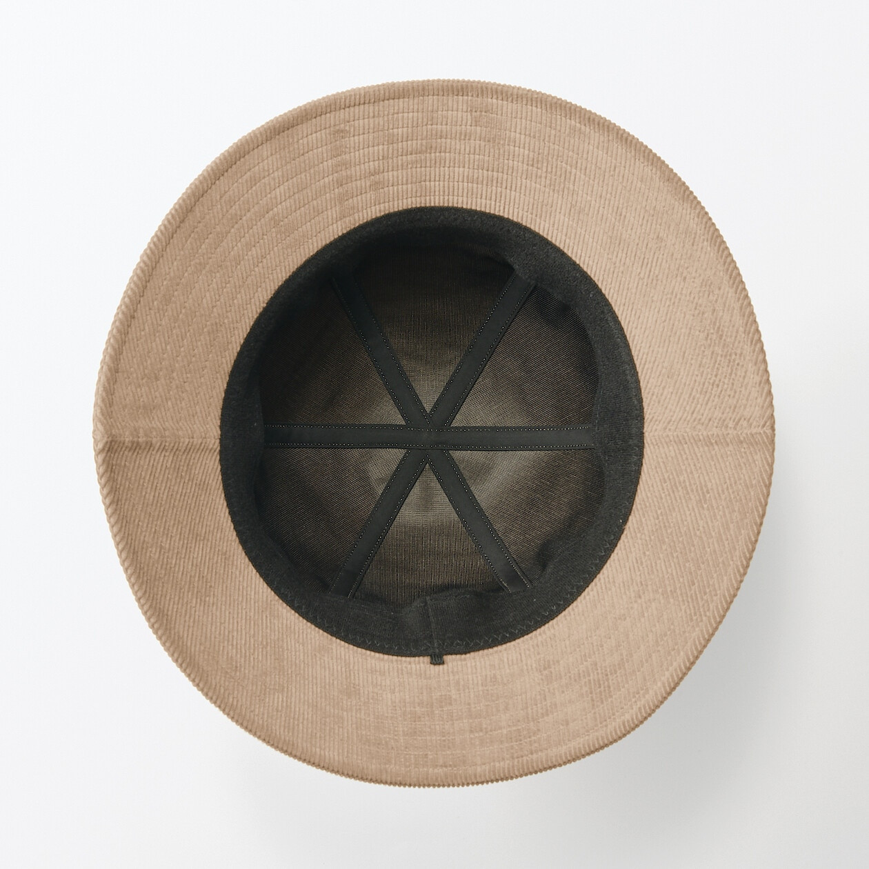 Kapok blend corduroy bucket hat | MUJI