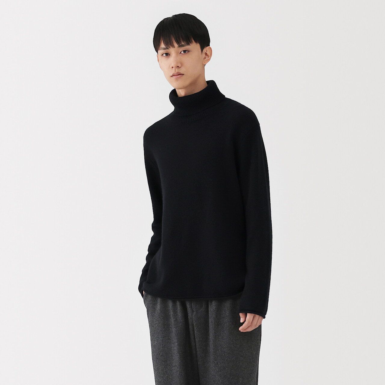 Men's Cashmere Turtleneck Jumper MUJI