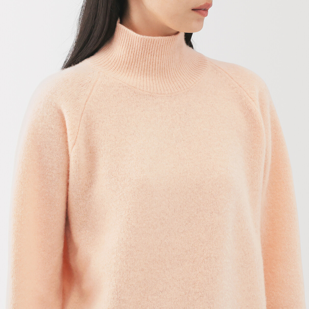 Women's Yak and Wool Turtleneck Jumper | MUJI