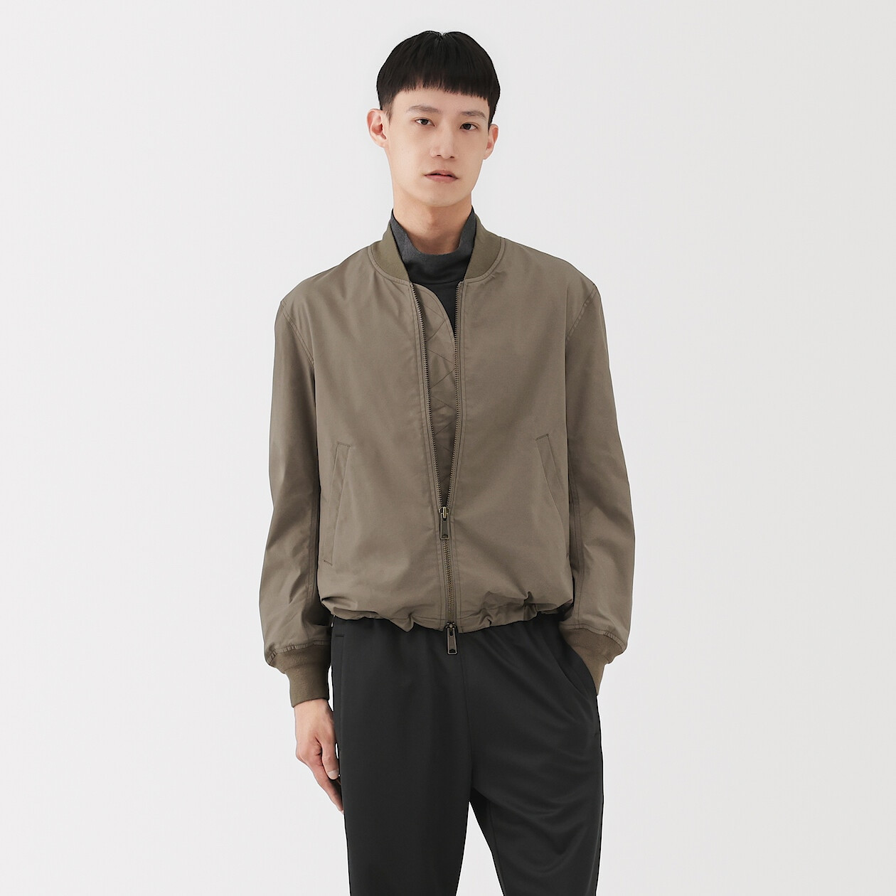 Men's Polyester Water-Repellent Zip Jacket | MUJI