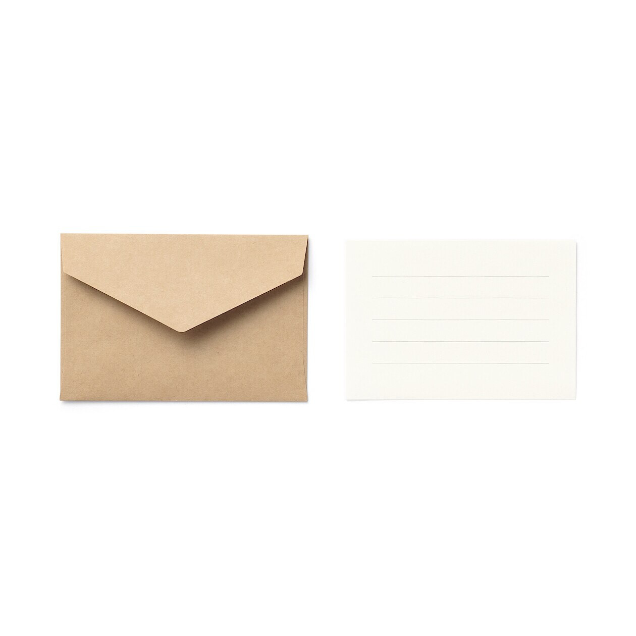 Mini Writing Set - Kraft | MUJI