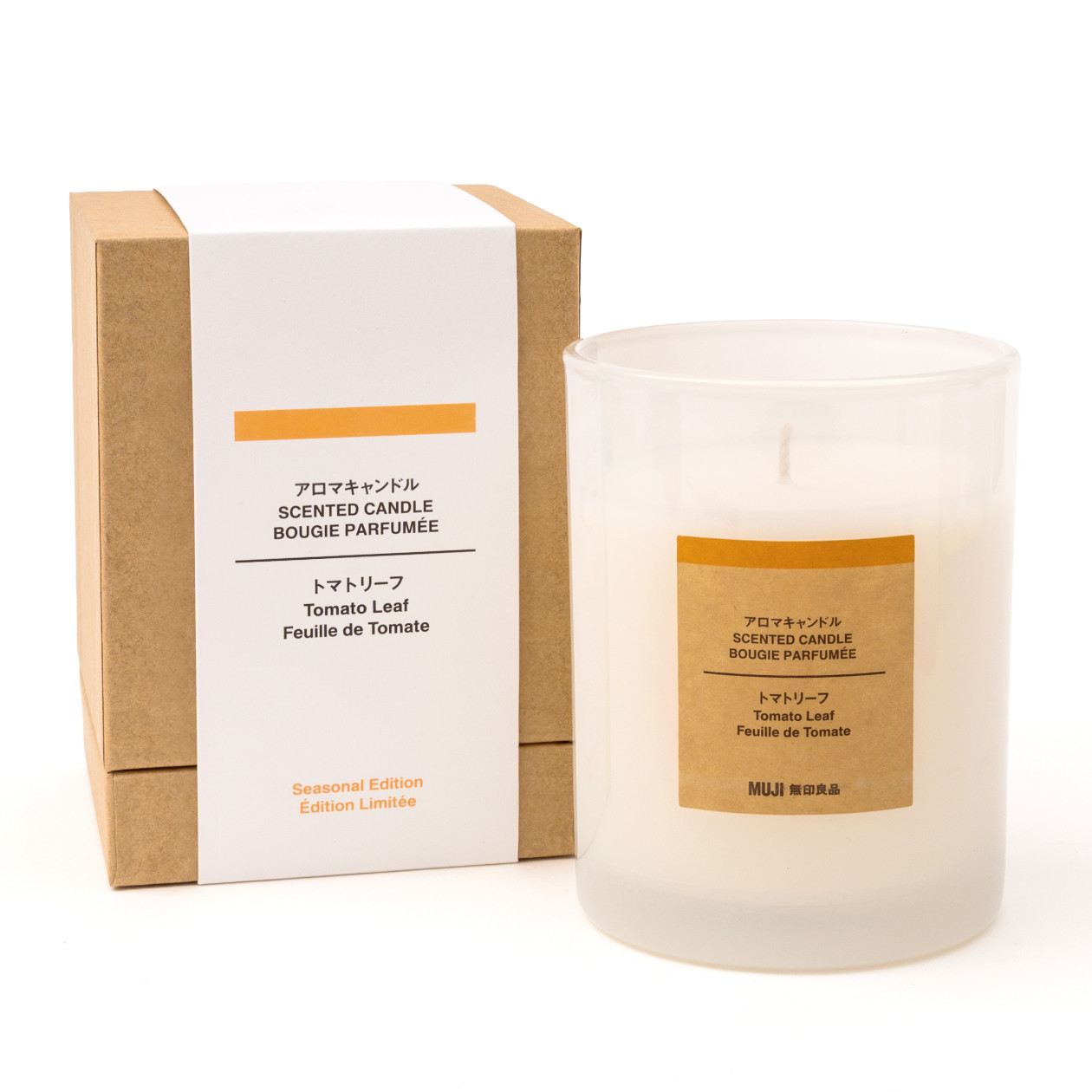 Tomato Leaf Candle - 1 Wick | MUJI