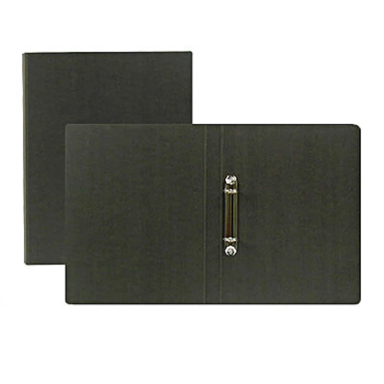 A4 2‐Ring Binder Charcoal Grey | MUJI