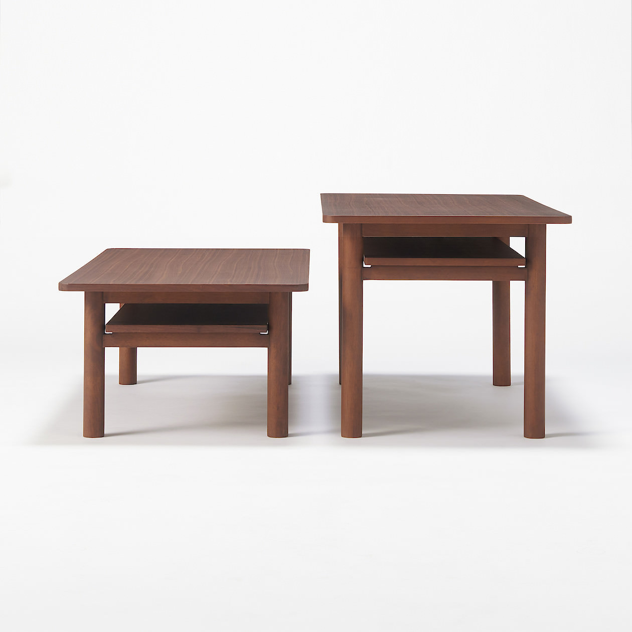 Walnut Mid Table 110 x 55 cm | MUJI