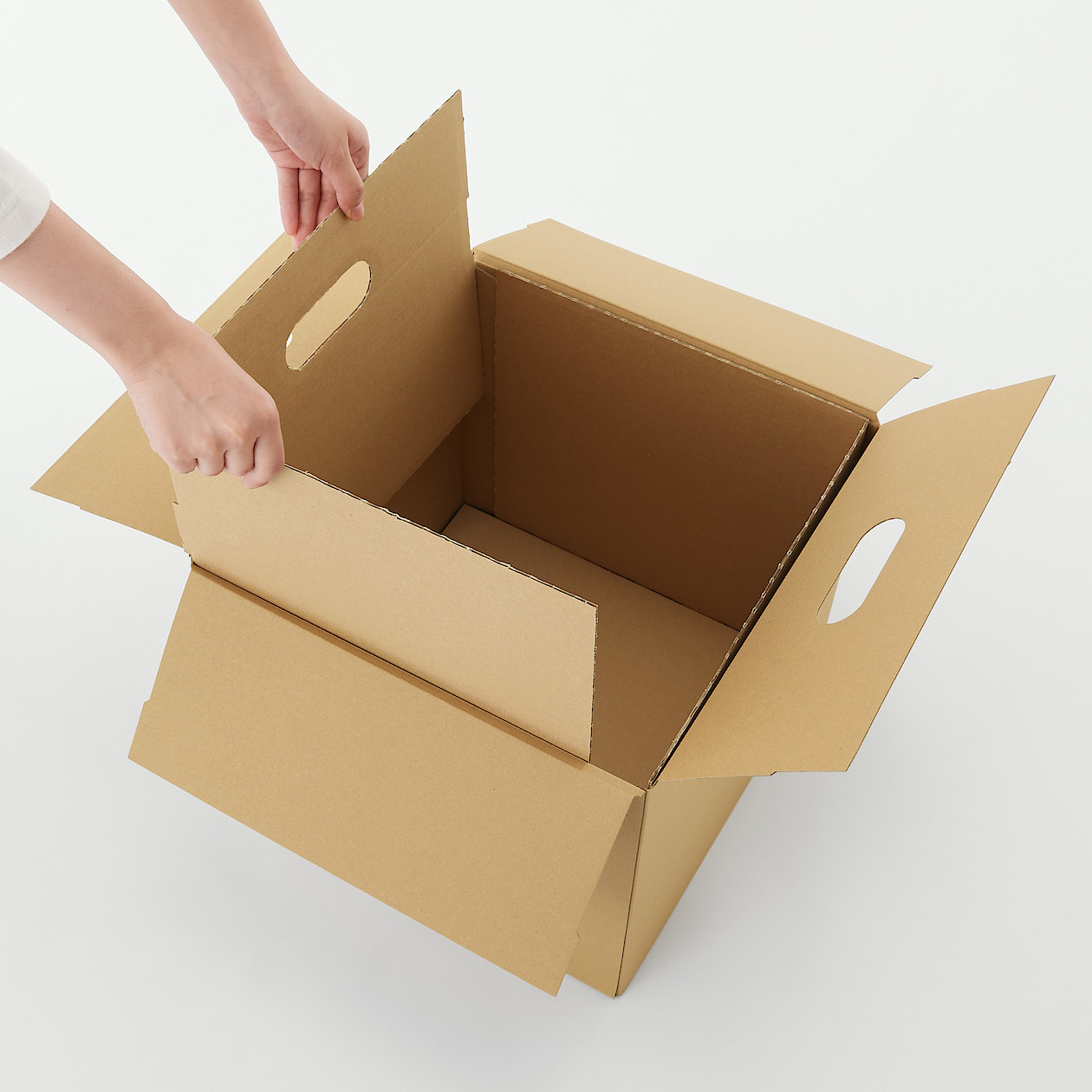 Cardboard Storage Box 37x37x32cm | MUJI