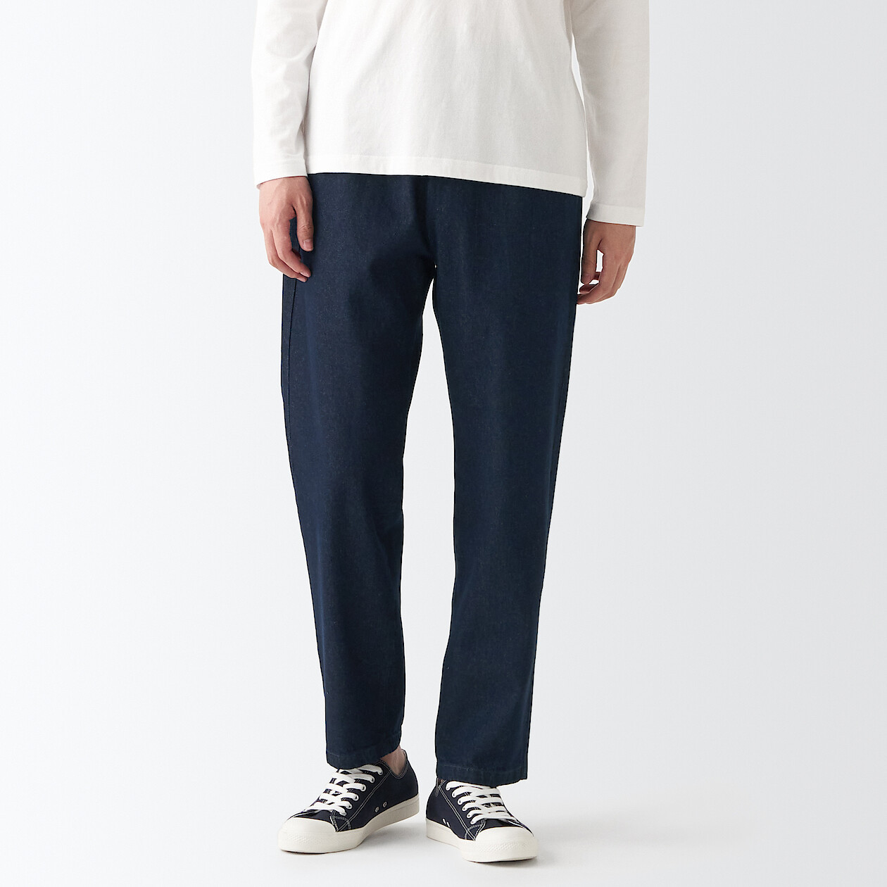 Men's Denim Easy Trousers | MUJI