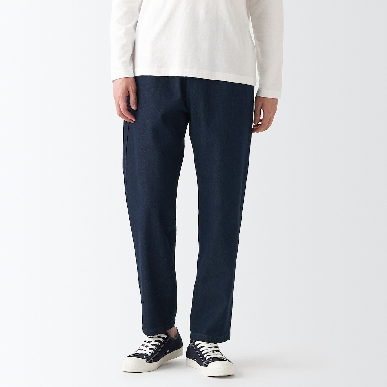 Muji Men's French Linen Trousers Small Navy: Buy Online at Best Price in  UAE - Amazon.ae