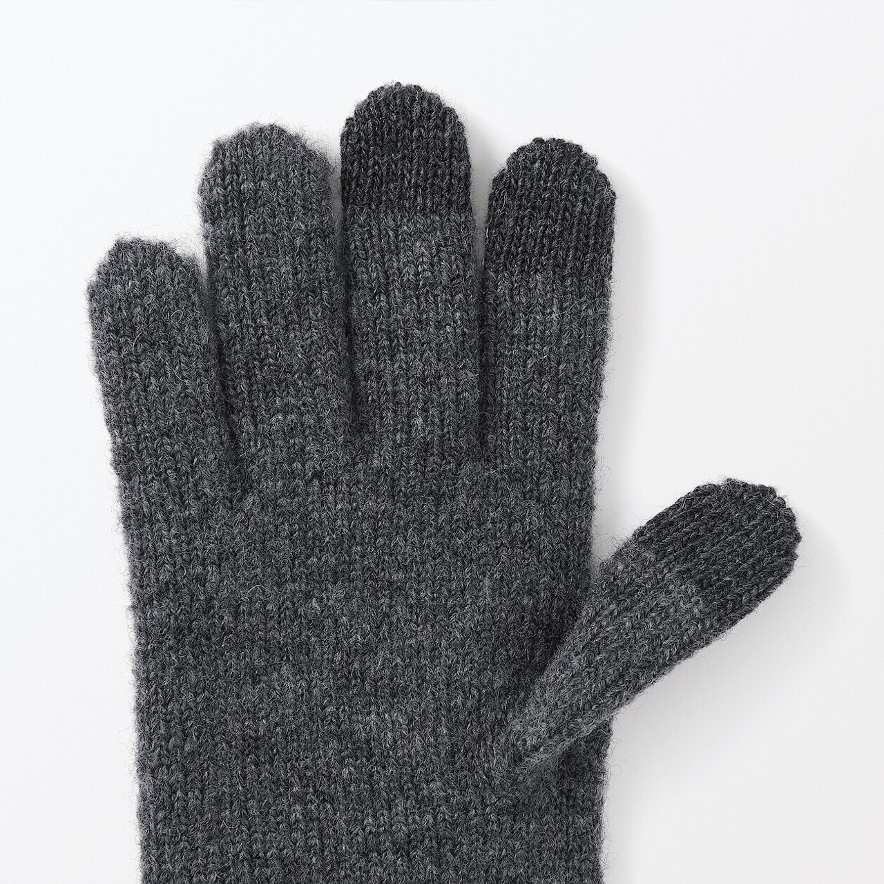 Wool Blend Brushed Lining Touchscreen Gloves.