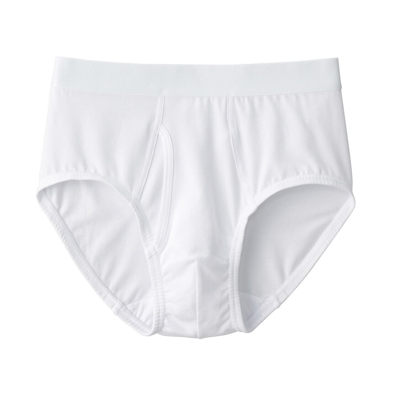 Men's Stretch Jersey Open Front Briefs