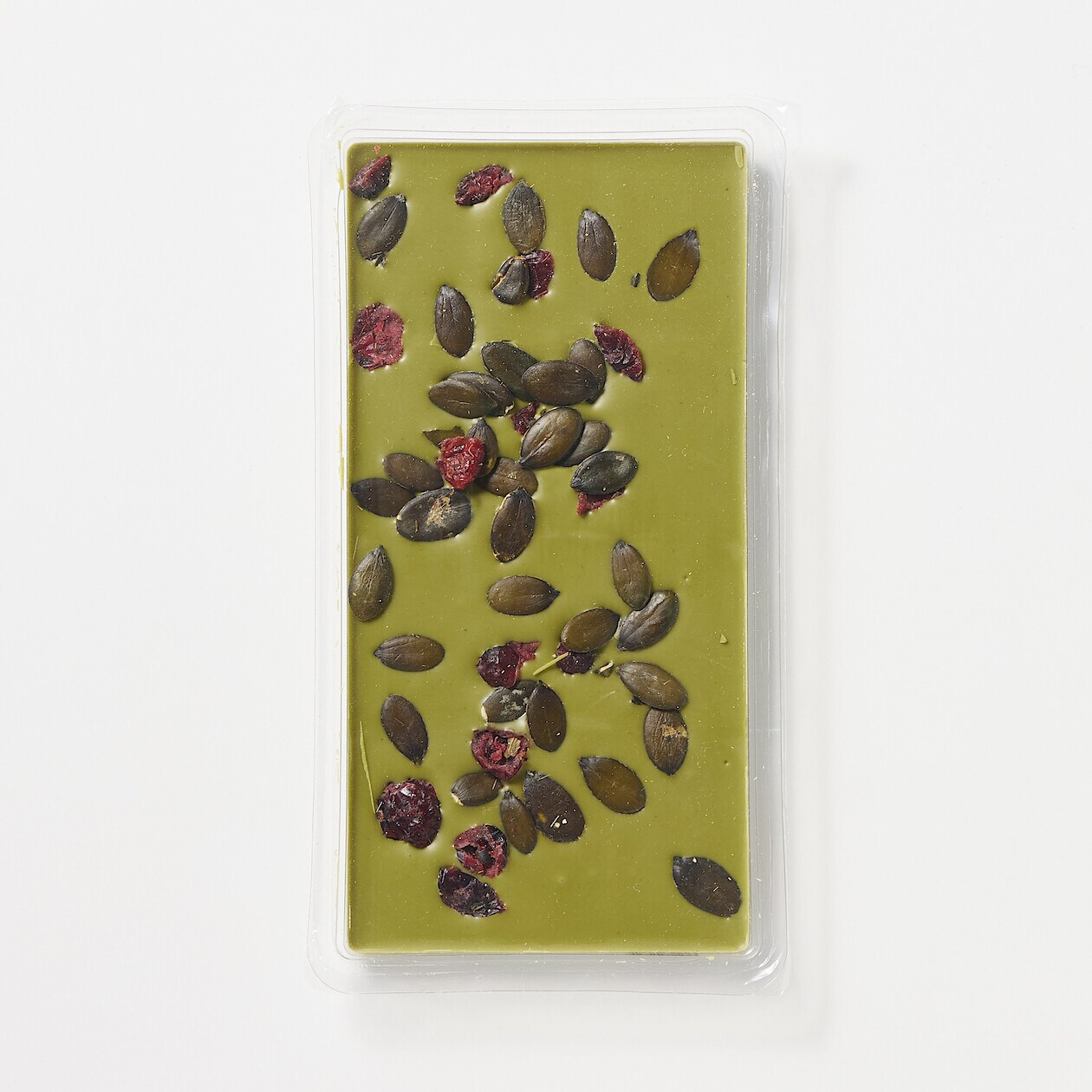 White Chocolate Matcha with Cranberries & Pumpkin Seeds | MUJI