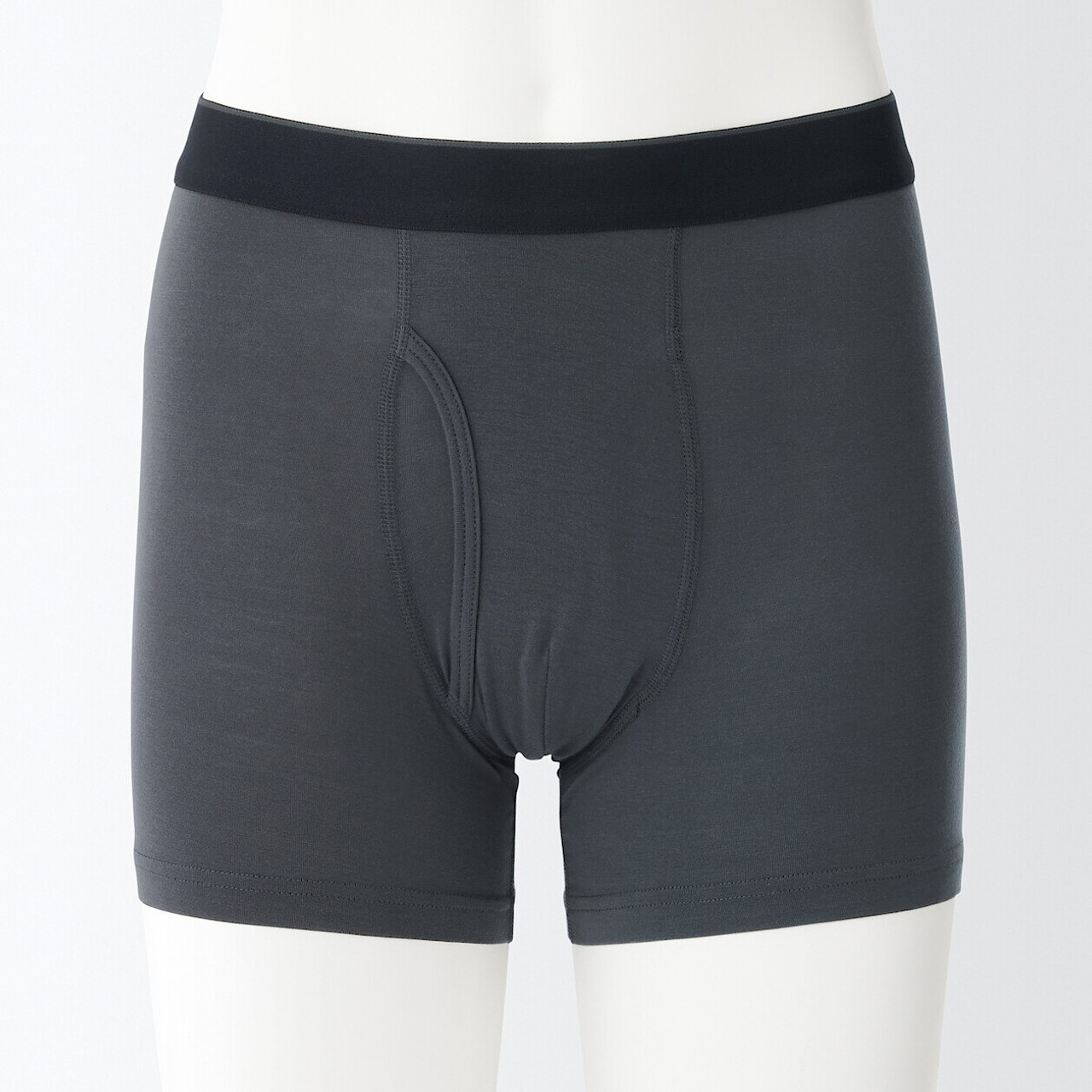 Men's Lyocell Stretch Front Open Boxer Shorts