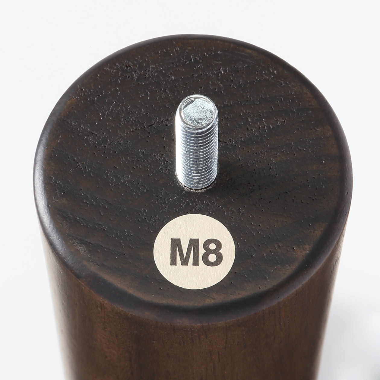 Wooden Legs Set for Walnut Platform Bed ‐ 12 cm | MUJI