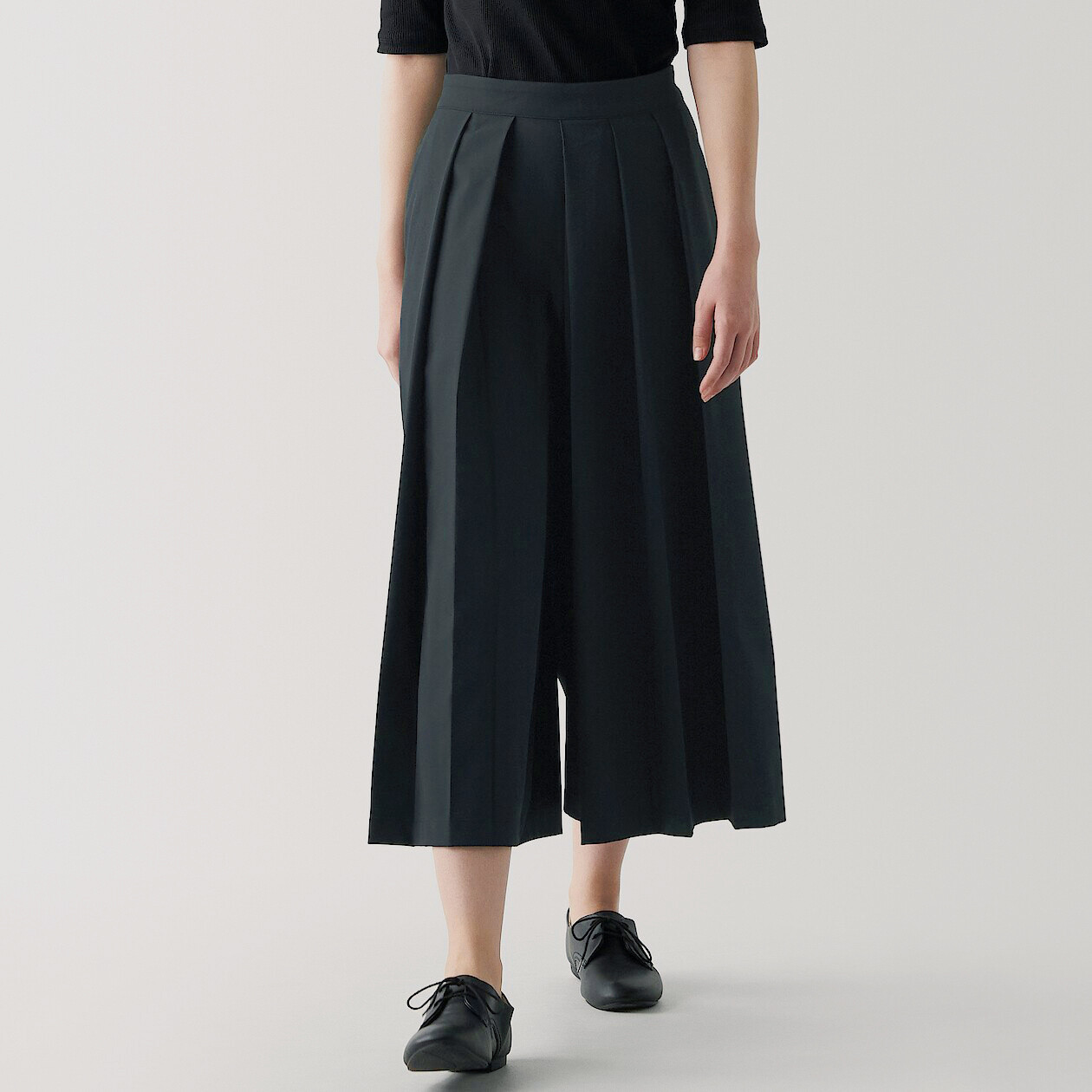 Unisex Double Layered Hakama Pants 19323 | MUJI Unisex Double Layered Hakama Pants 19323 | MUJI