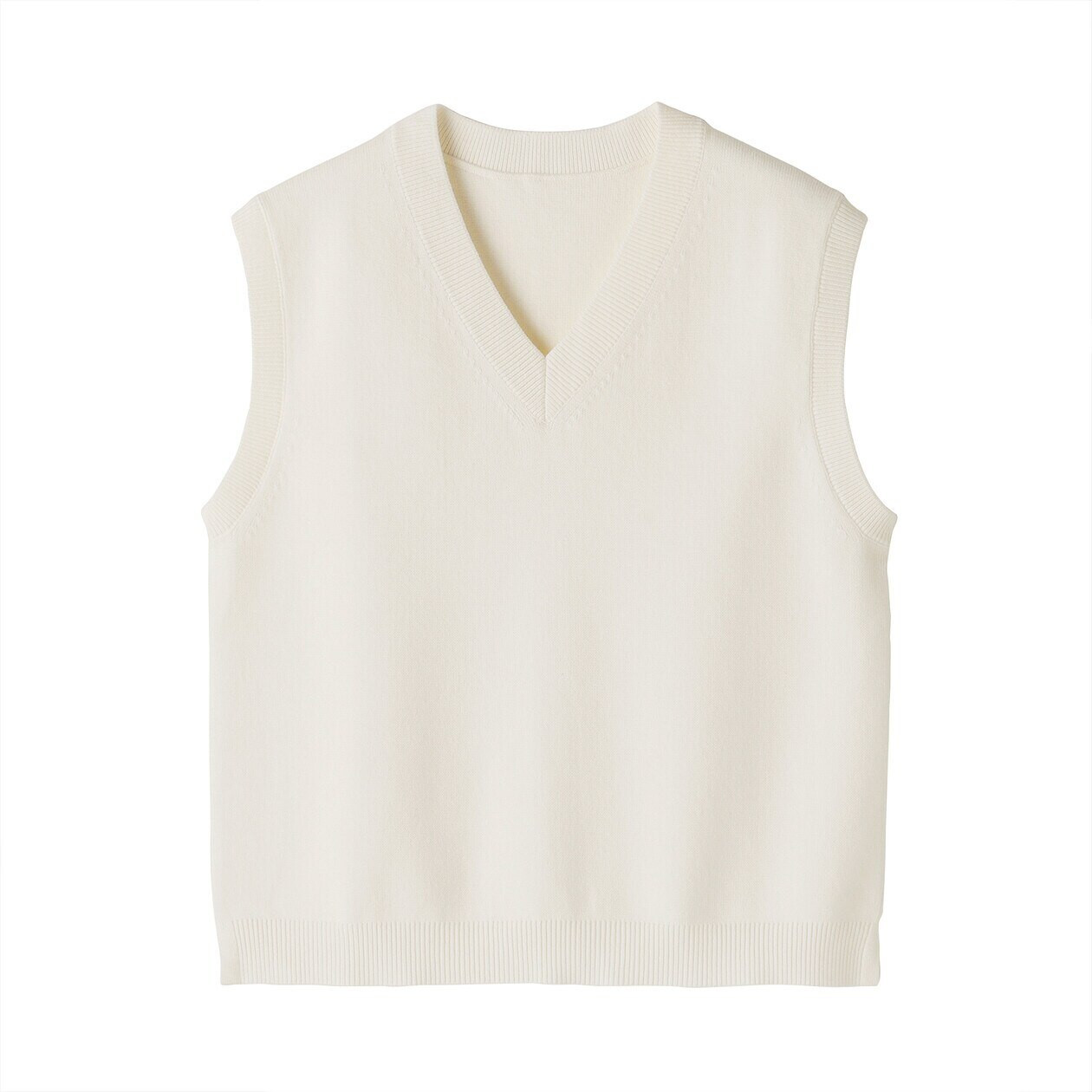 Minus Dames Mella Knit Vest, zand, M Minus Dames Mella Knit Vest, zand, M