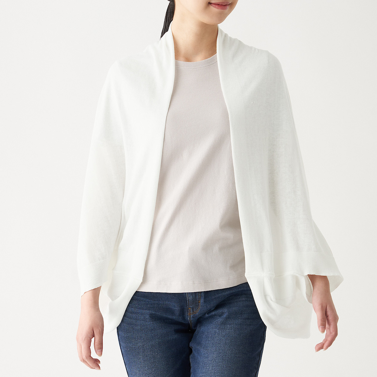 Unisex Cotton UV Protection Bolero | MUJI