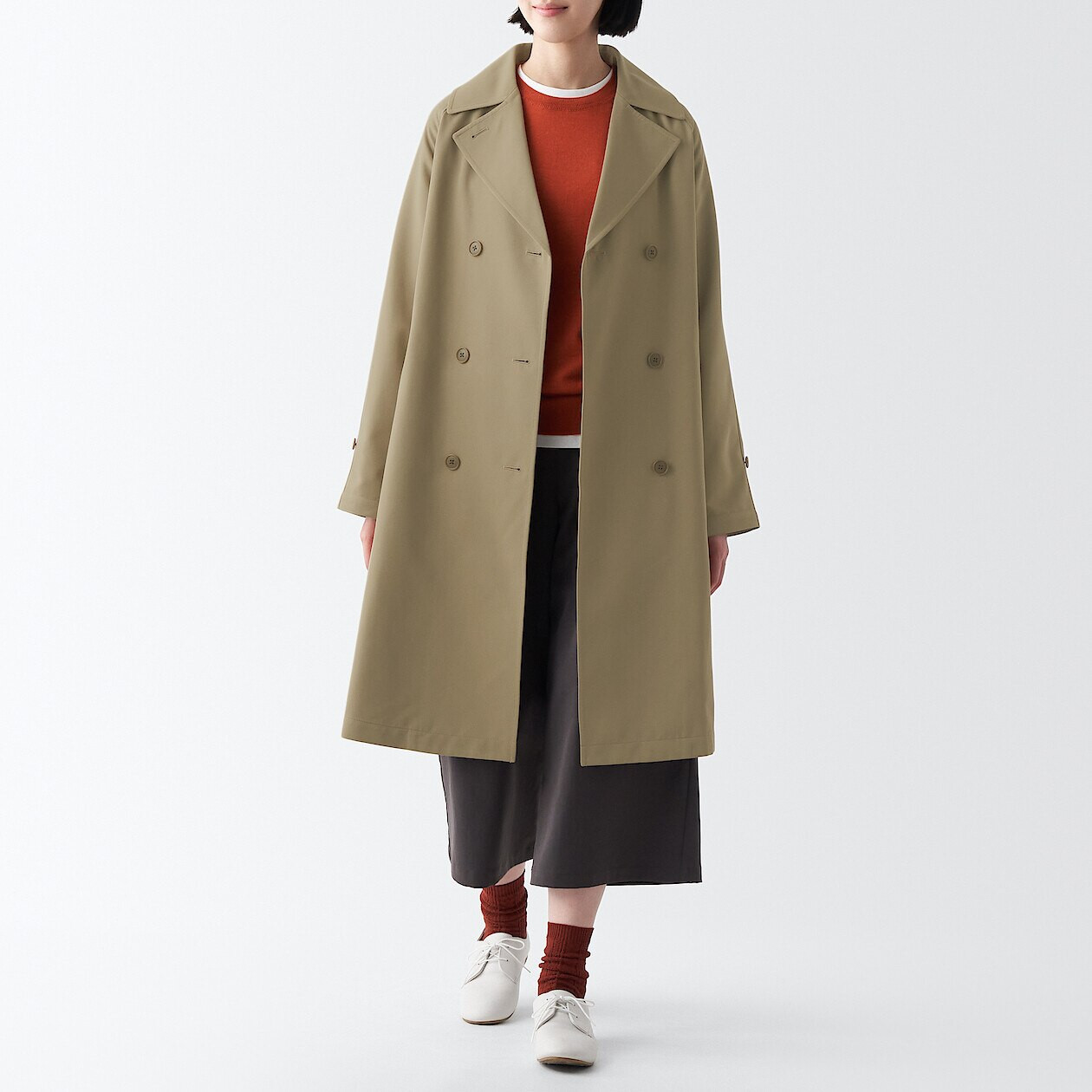 Women's Water Repellent Trench Coat 23A | MUJI