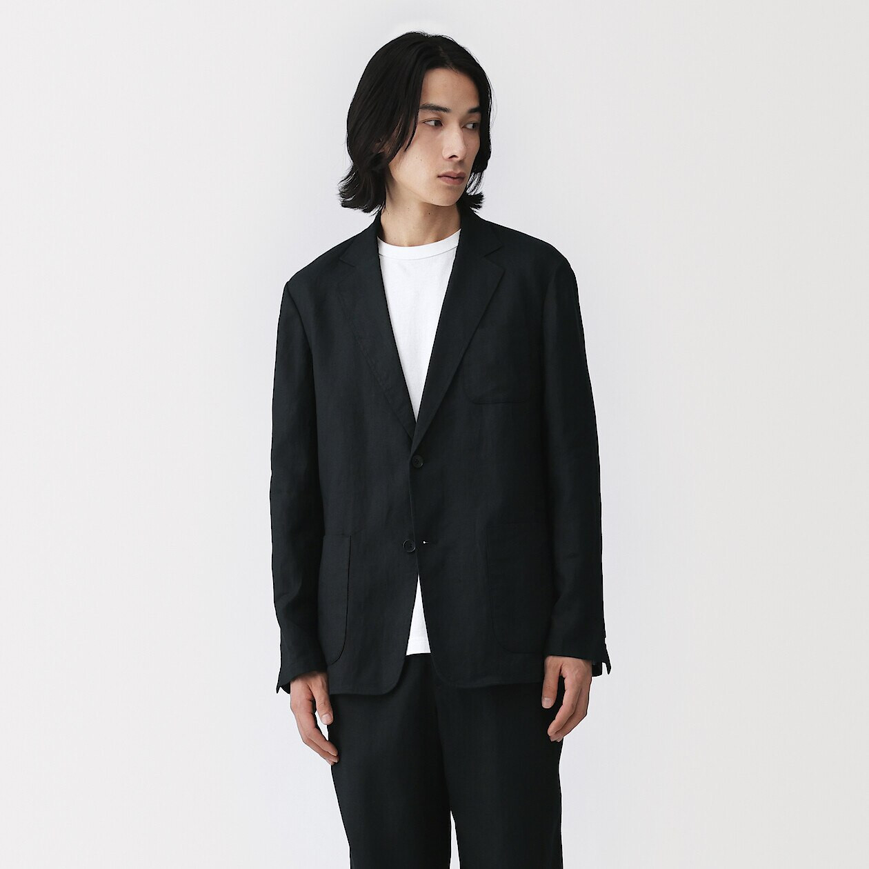 Men's Lightweight Linen Jacket | MUJI
