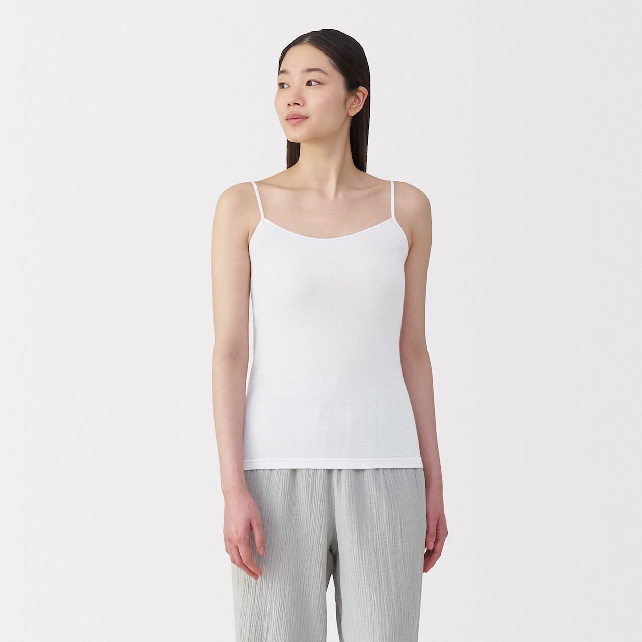 Women's Moisture‐Wicking Cotton Camisole | MUJI