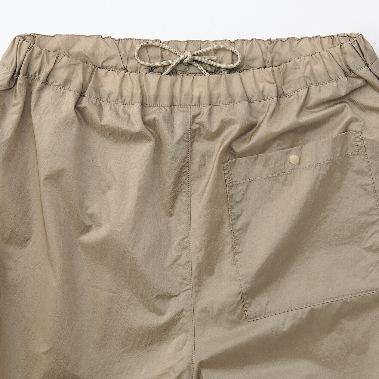 Men's Water‐Repellent Nylon Cargo Shorts | MUJI