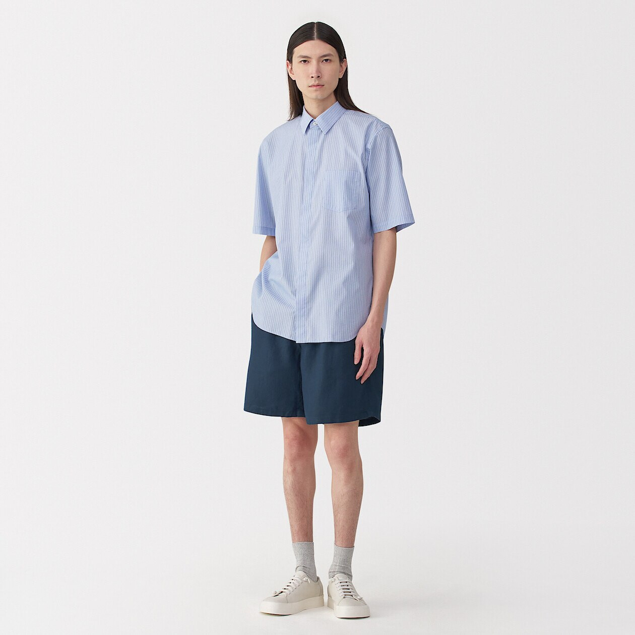 Men's Ramie Shorts | MUJI