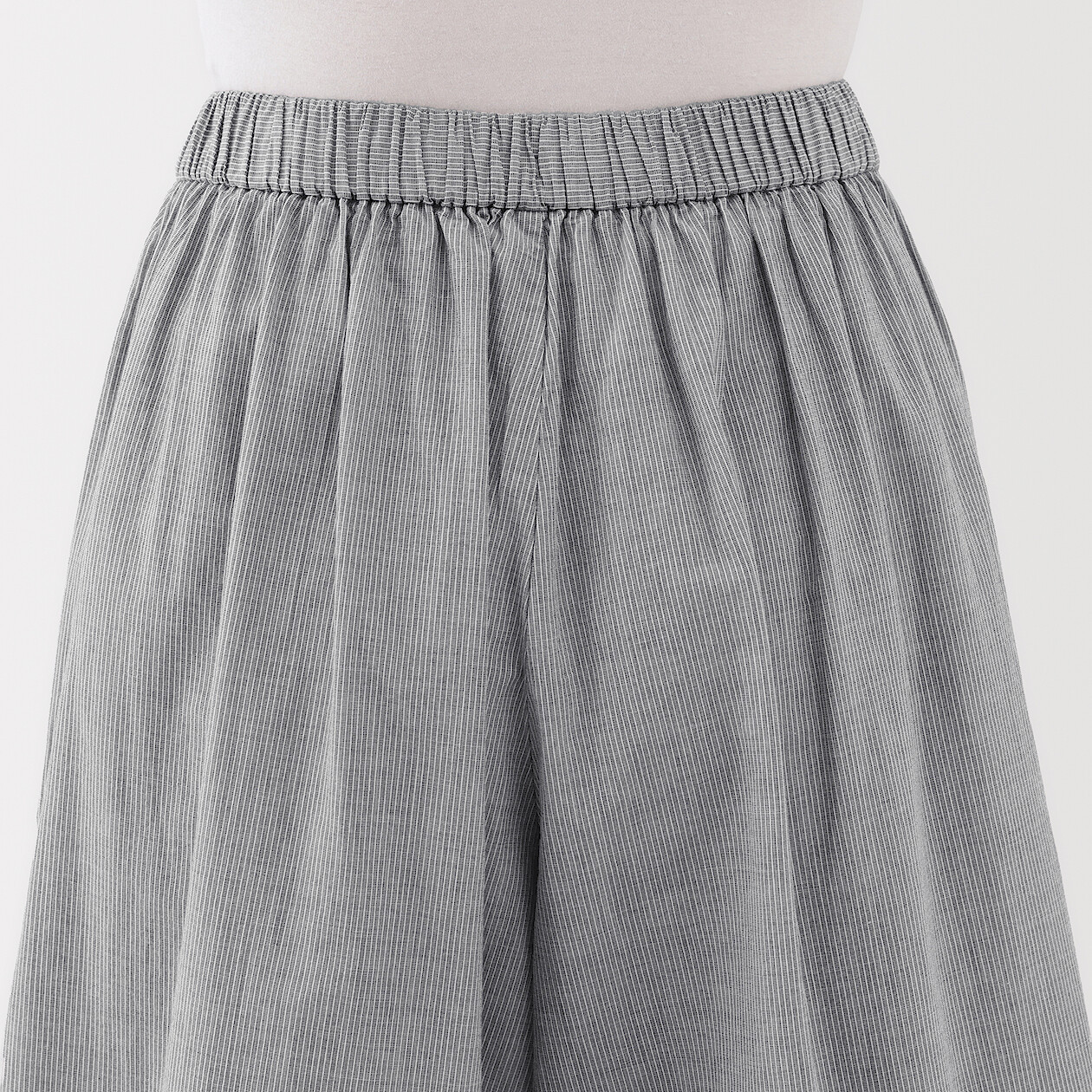 Women's Cotton Cool Touch Wide Leg Culottes | MUJI
