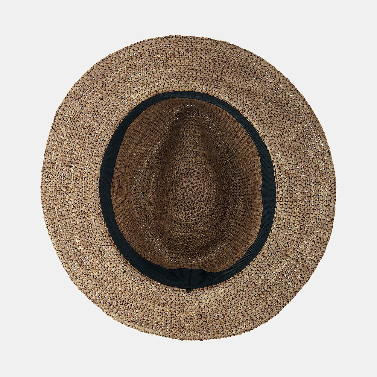 Unisex Raffia Foldable Fedora Hat | MUJI