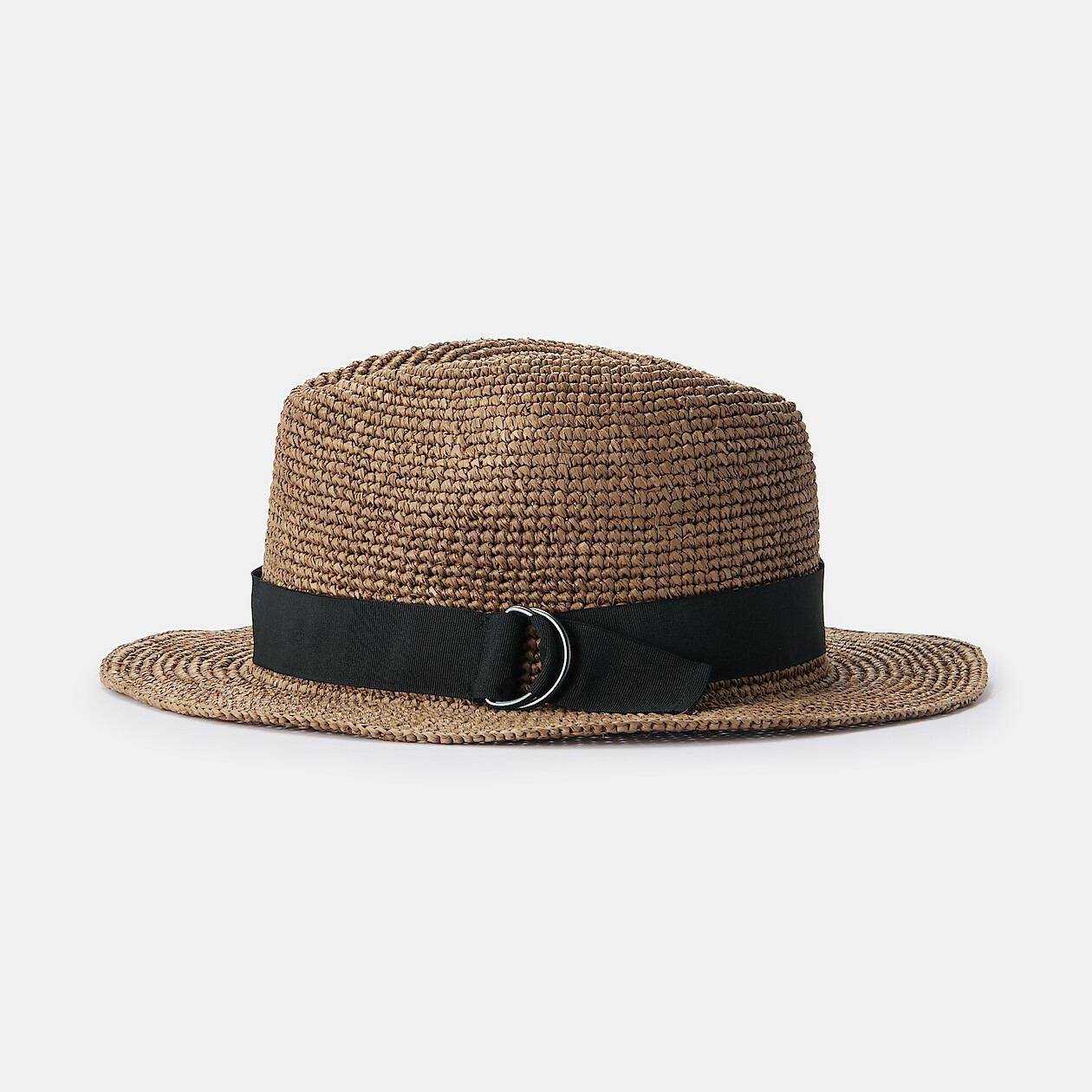 Unisex Raffia Foldable Fedora Hat | MUJI
