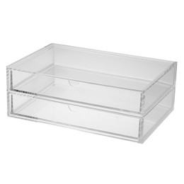 Stackable Acrylic 2 Drawer Box ‐ L