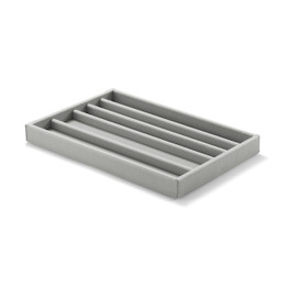 Velour Tray for Stackable Acrylic 2 Drawer Box ‐ L