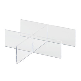 Stackable Acrylic Box Partition 12x12x3.3cm