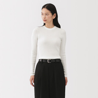 Women's High Twist Cotton Rib Jumper