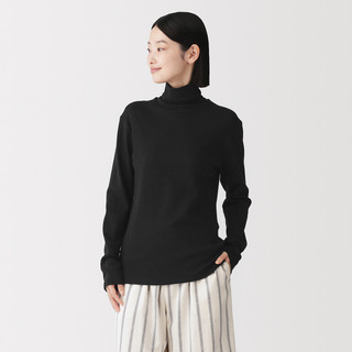 Women's Warm Cotton and Wool Mock Neck T-shirt