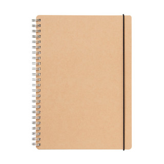High Quality Paper Double Ring Notebook with Rubber Band A5