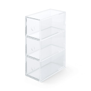 Acrylic 3 Drawer Unit