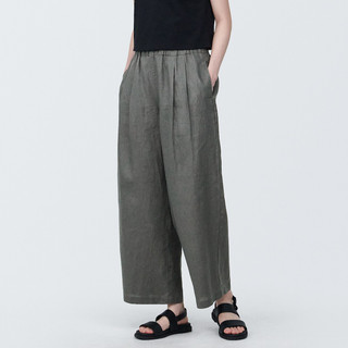 Women's Linen Wide Leg Trousers