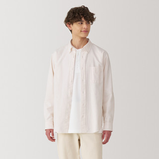 Men's Washed Oxford Button Down Long Sleeve Shirt..