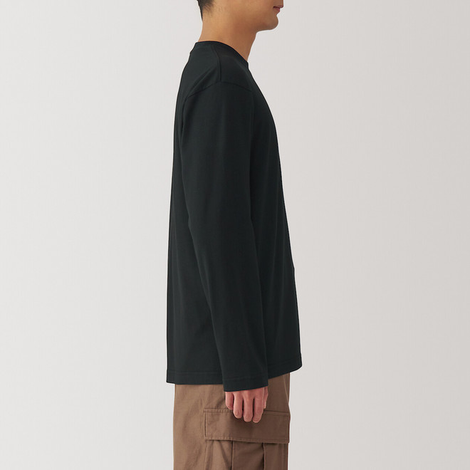 Men's Washed Jersey Long Sleeve T‐shirt..