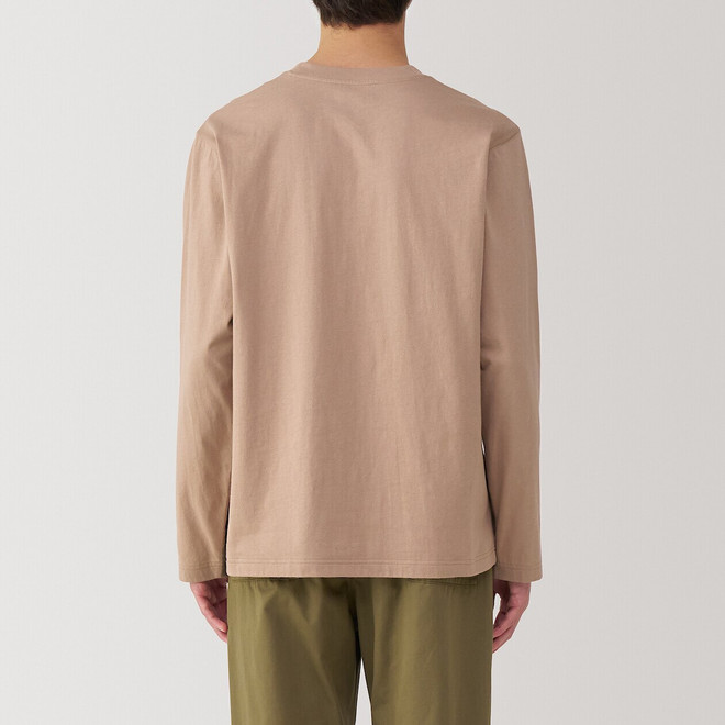 Men's Washed Jersey Long Sleeve T‐shirt.