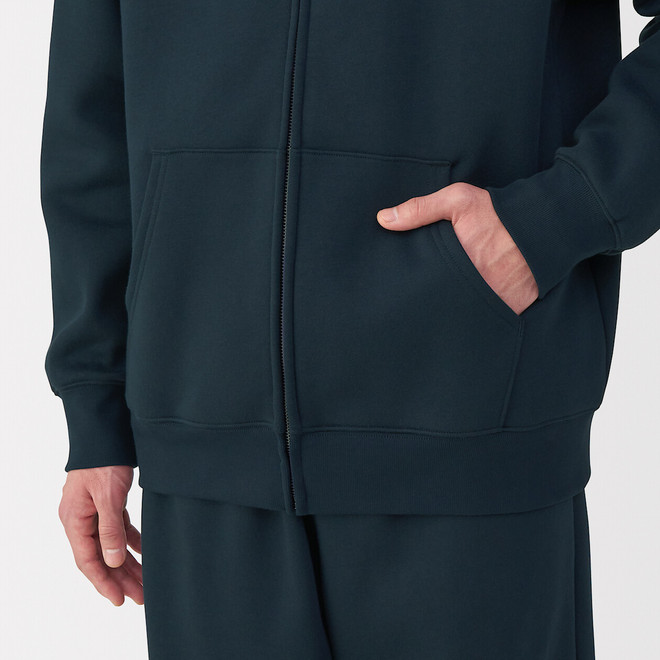 Men`s Cotton Blend Zip Through Hoodie
