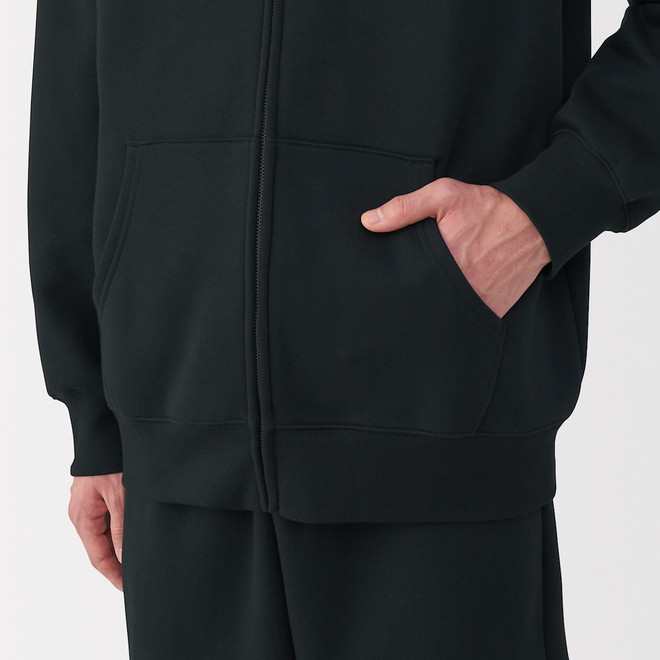 Men's Cotton Blend Zip Through Hoodie