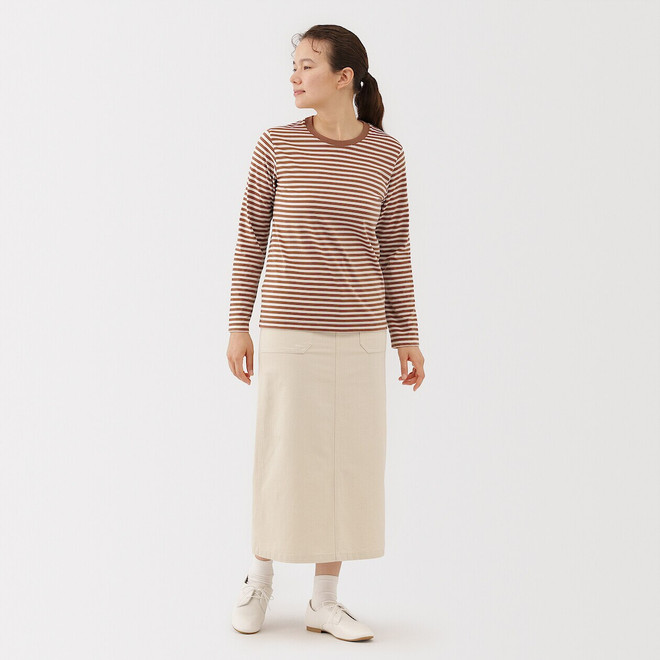 Women's Cotton Blend Long Sleeve T‐shirt