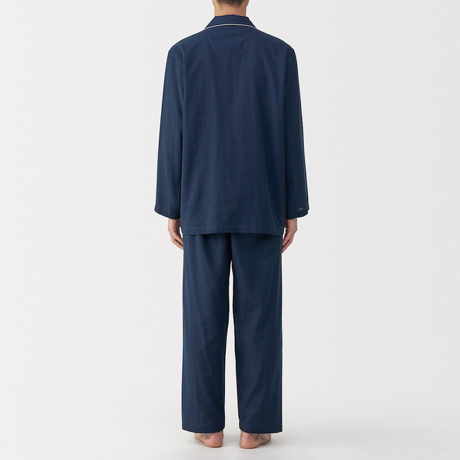 Men's Double Gauze Long Sleeve Pyjama Set