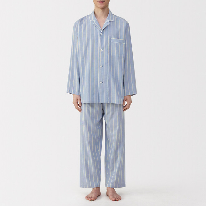 Saxe Blue Stripes