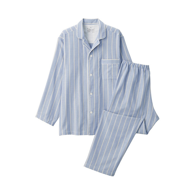 Saxe Blue Stripes