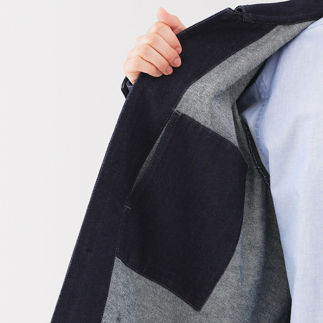 Men's Kapok Blend Denim Chore Jacket