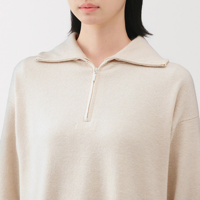 Women's Milano Rib Half‐Zip Jumper